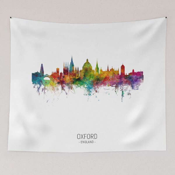 Item preview, Oxford England Skyline designed and sold by ArtPrints.