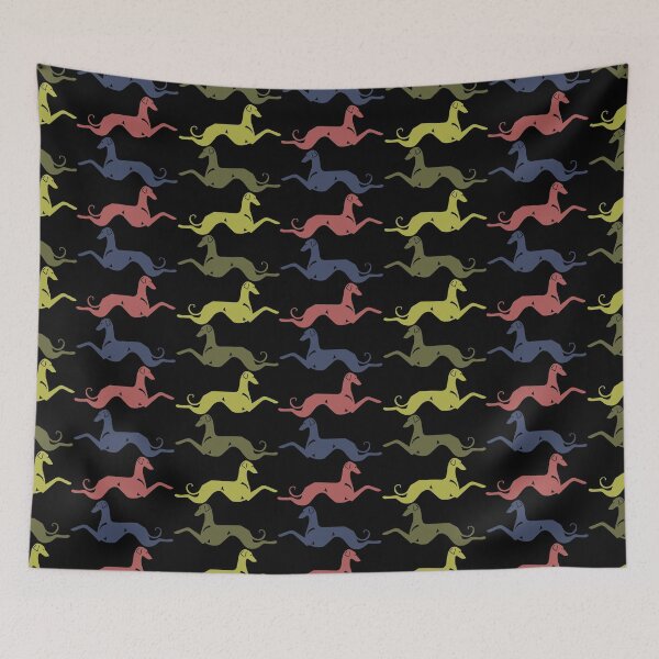Item preview, A whole lot of Sloughis! colorful designed and sold by LeChienArtistiQ.
