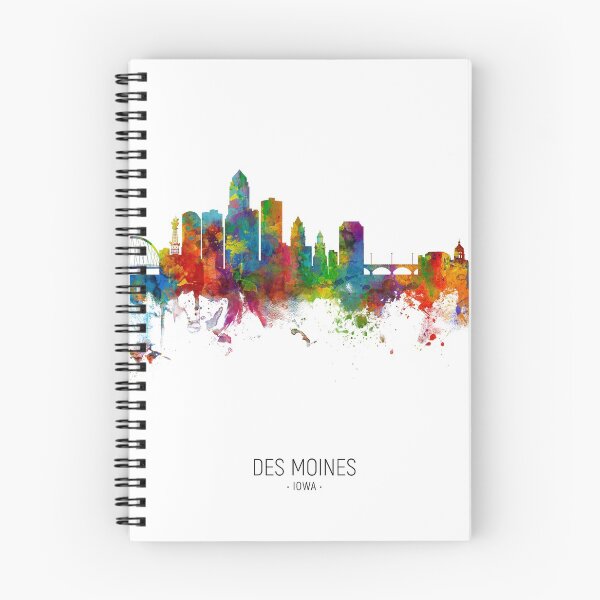 Item preview, Des Moines Iowa Skyline designed and sold by ArtPrints.