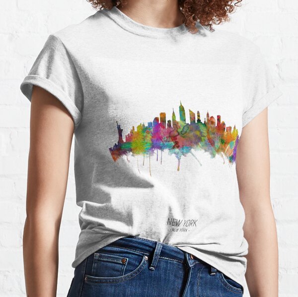 New York City Skyline Redbubble T-Shirts Sale | for