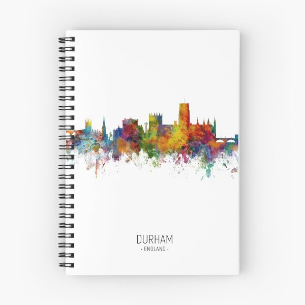 Artikelvorschau, Durham England Skyline Stadtbild entworfen und verkauft von ArtPrints.