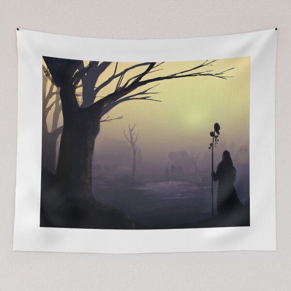 Item preview, Wanderers : a post-apocalyptic foggy scene. designed and sold by jonathankemp.