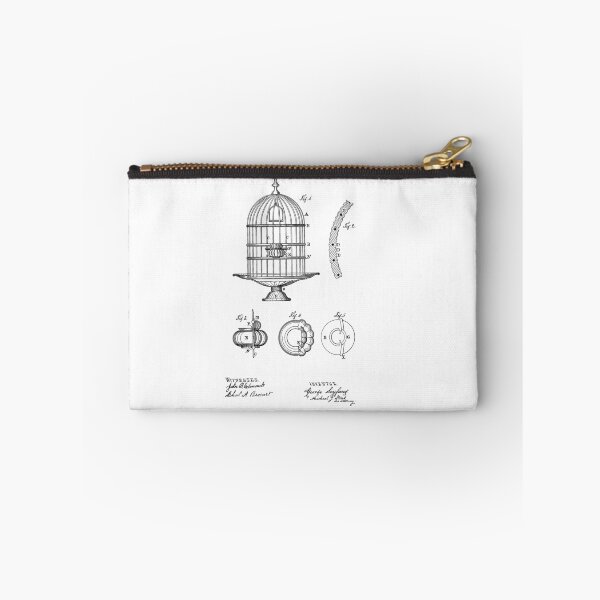 Item preview, Bird Cage Vintage Patent Hand Drawing designed and sold by TheYoungDesigns.