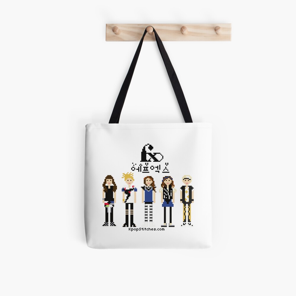 f(x) FX Pinocchio Danger 피노키오(Danger) Pixel people Kpop Tote Bag