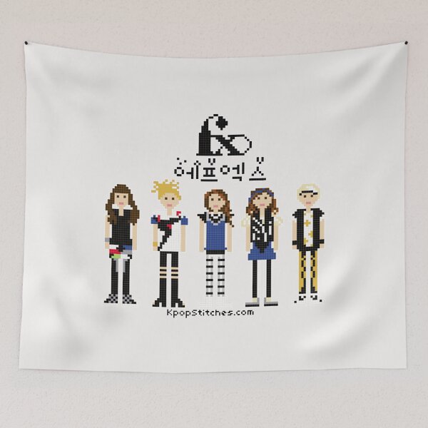 Item preview, f(x) FX Pinocchio Danger 피노키오(Danger) Pixel people Kpop designed and sold by katydubu.