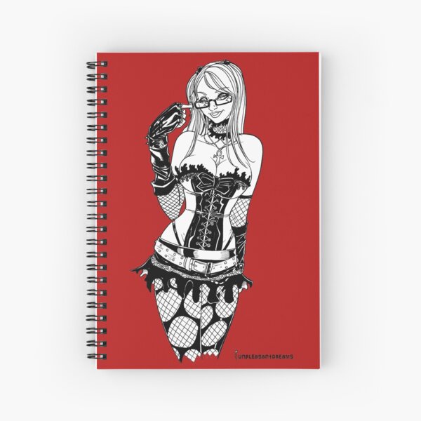 Goth Girl Spiral Notebook