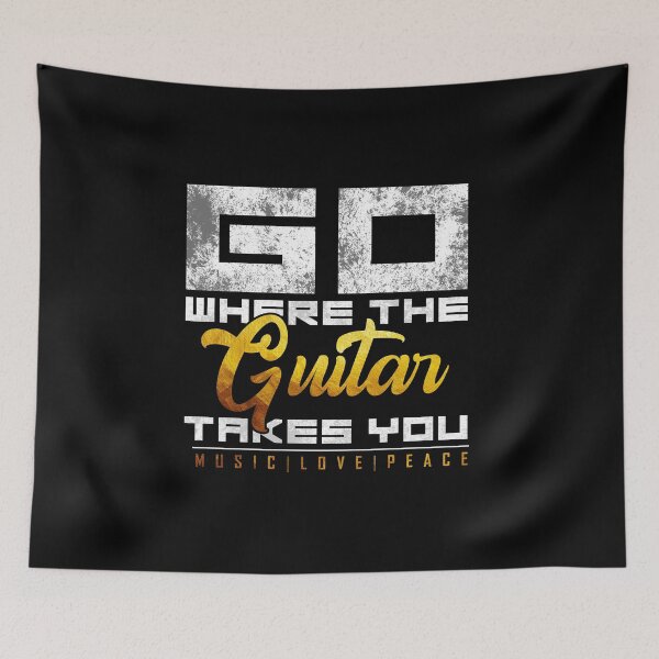 Item preview, Go where the music takes you guitar designed and sold by Volera.