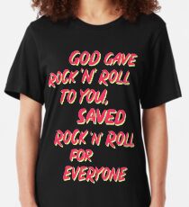 god gives Slim Fit T-Shirt