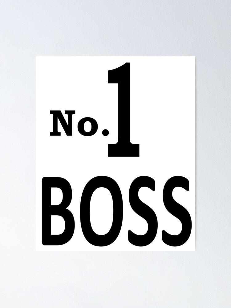 Boss Number One Boss Merchandise