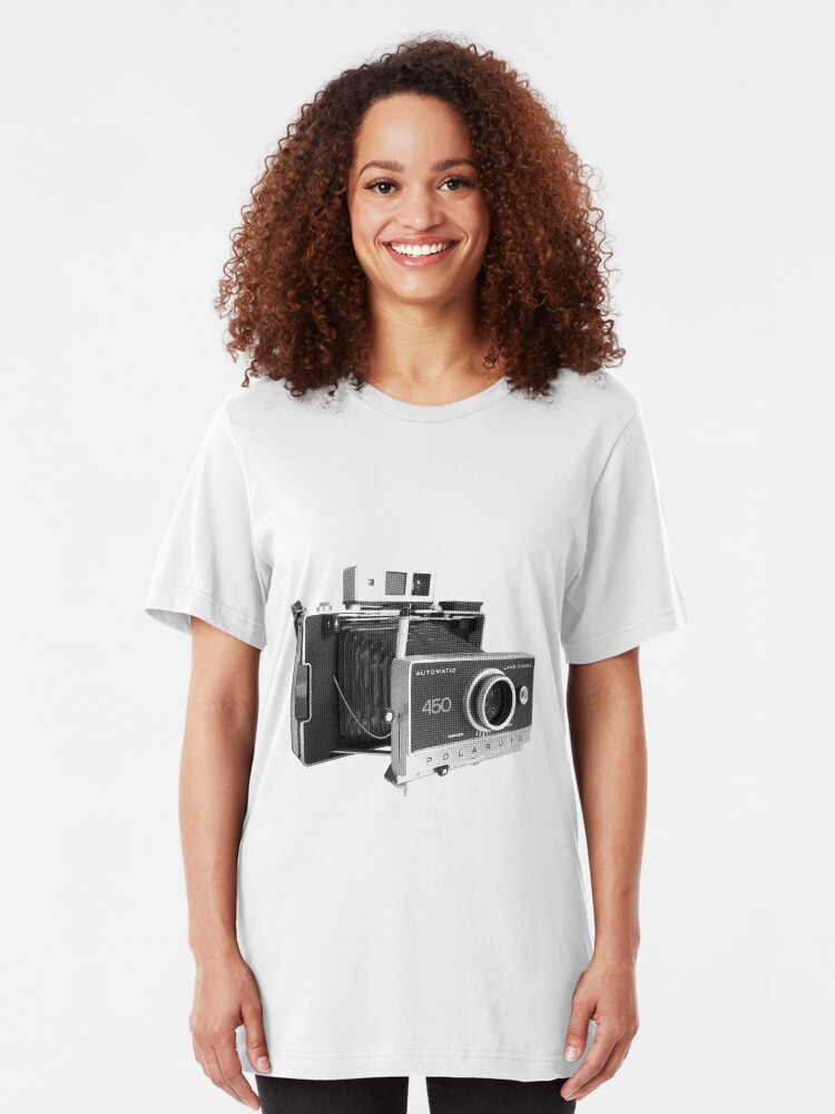 POLAROID CAMERA 100/% COTTON WOMENS RETRO VINTAGE PHOTOGRAPHY TSHIRTS T-SHIRT TOP