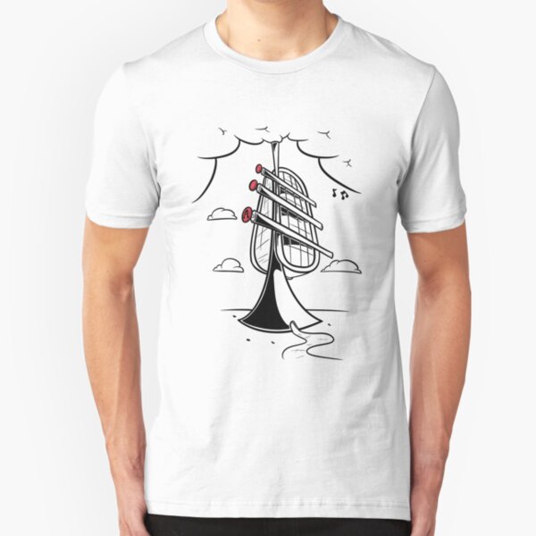 Trumpet tower Slim Fit T-Shirt