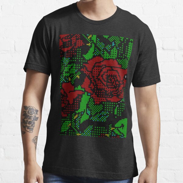 "Windows 95 Solitaire Card Back 'Roses' Pattern" T-shirt for Sale by ...