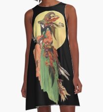 Autumn Witch A-Line Dress