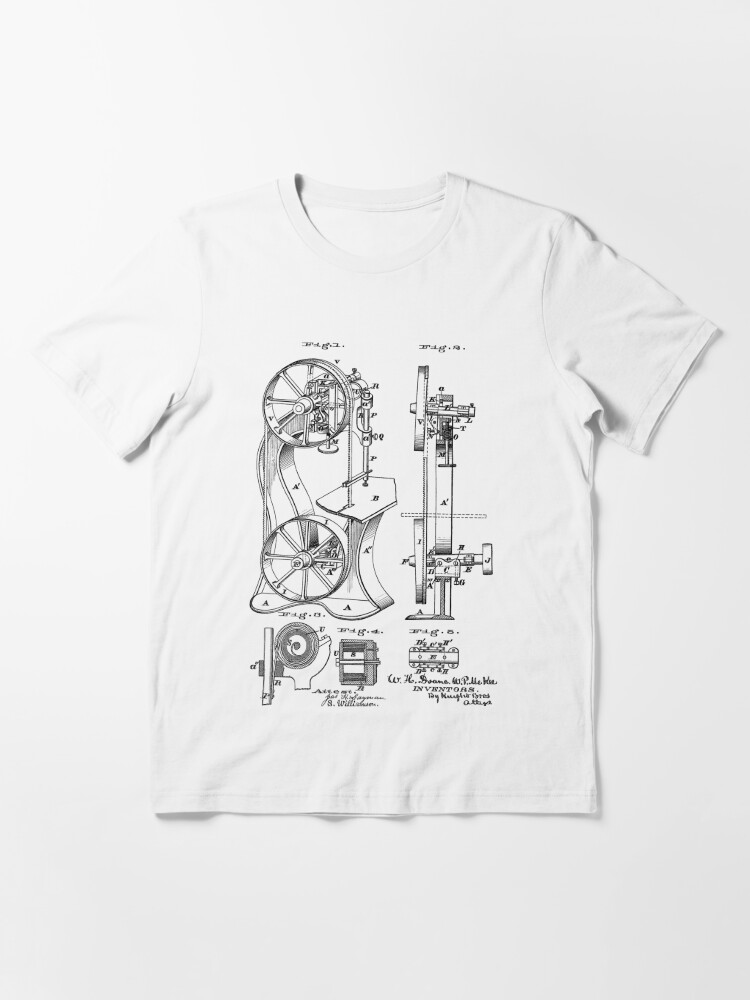 TheYoungDesigns Goal Vintage Patent Hand Drawing T-Shirt