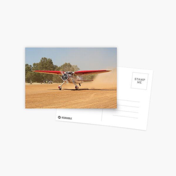 Stinson Reliant on Take Off Postcard