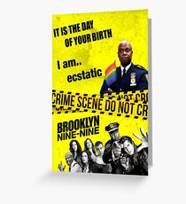 Captain Holt - Birthday Greeting Card