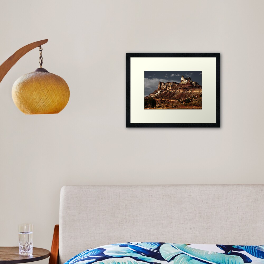 Temple Mountain Framed Art Print