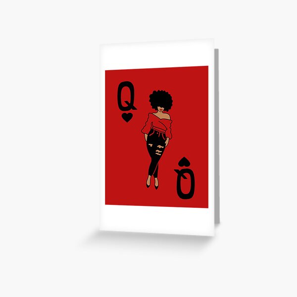 Artikel-Vorschau von Punky's Afro Queen Karte Sexy Melanin Frau, designt und verkauft von Tighe Williams.