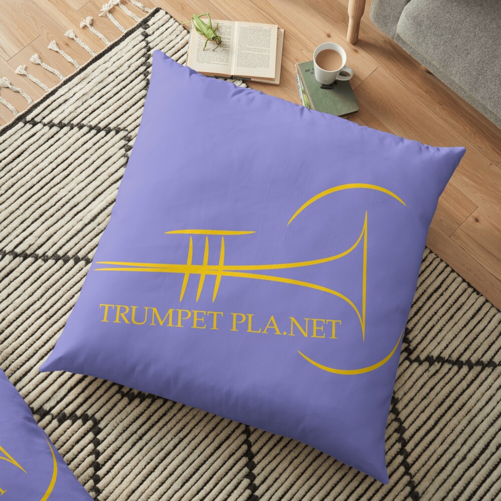 Trumpet Planet Logo Floor Pillow