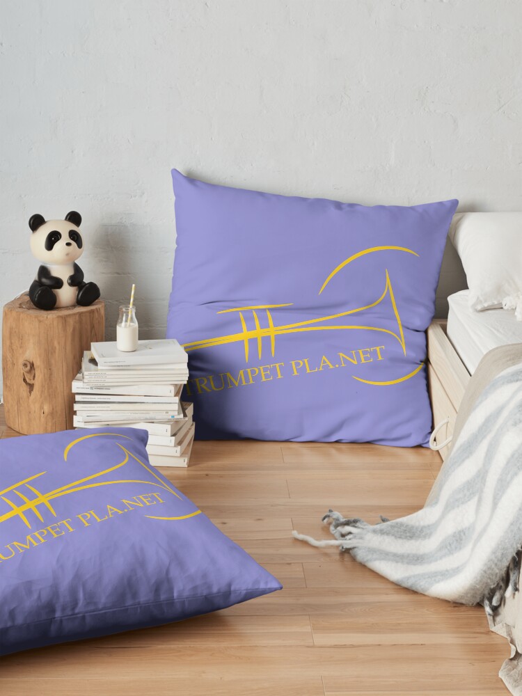 Alternate view of Trumpet Planet Logo Floor Pillow