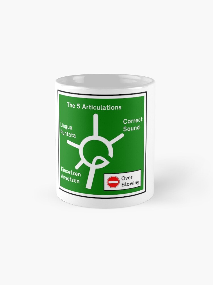 Alternate view of TCE Traffic Square Coffee Mug