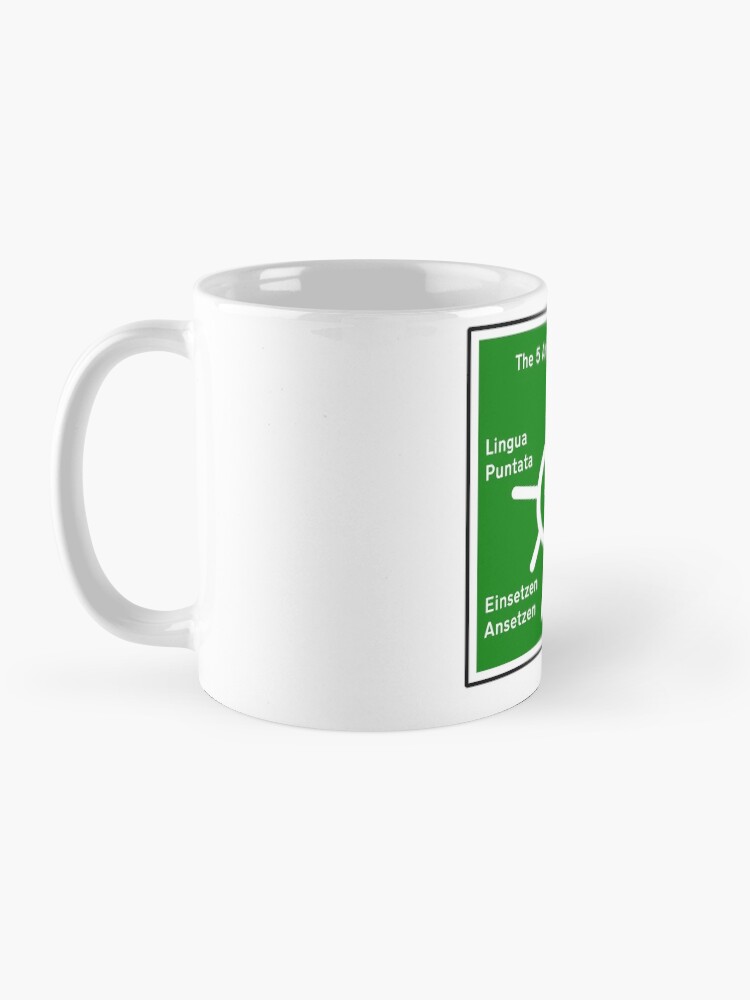 Alternate view of TCE Traffic Square Coffee Mug