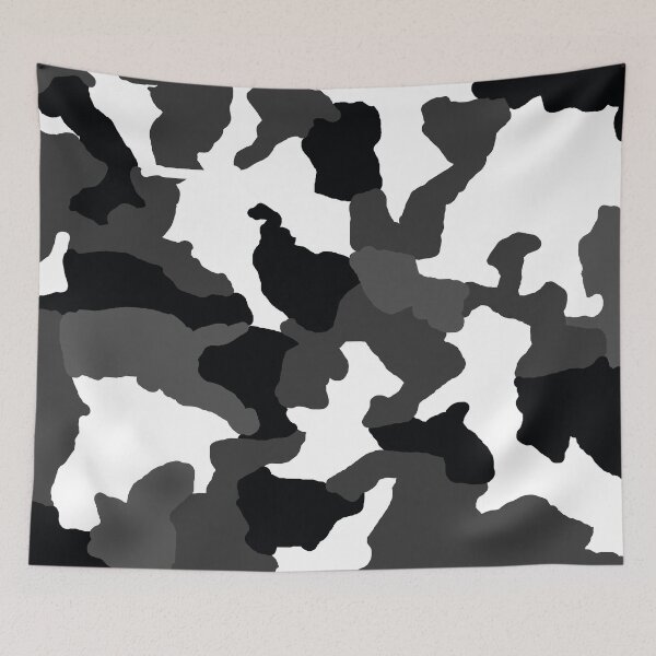 Item preview, Army camouflage black white gray designed and sold by dechap.