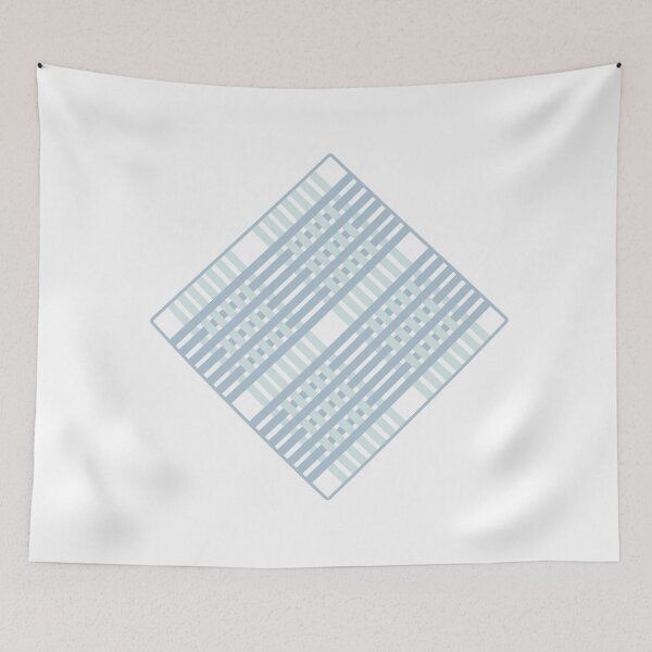 Item preview, blue rhombus Abstract  designed and sold by CREATINERY.