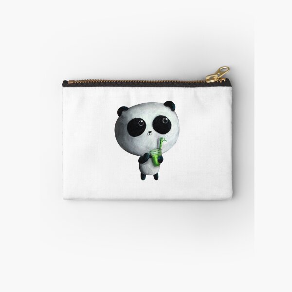 Item preview, Cute Panda with Bamboo Drink designed and sold by colonelle.