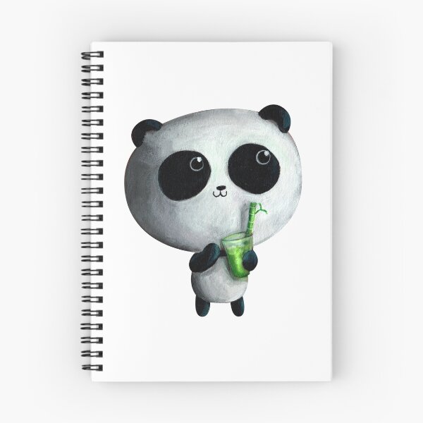 Item preview, Cute Panda with Bamboo Drink designed and sold by colonelle.
