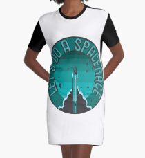 Lassen Sie uns einen Raum für Neptun tun T-Shirt Kleid