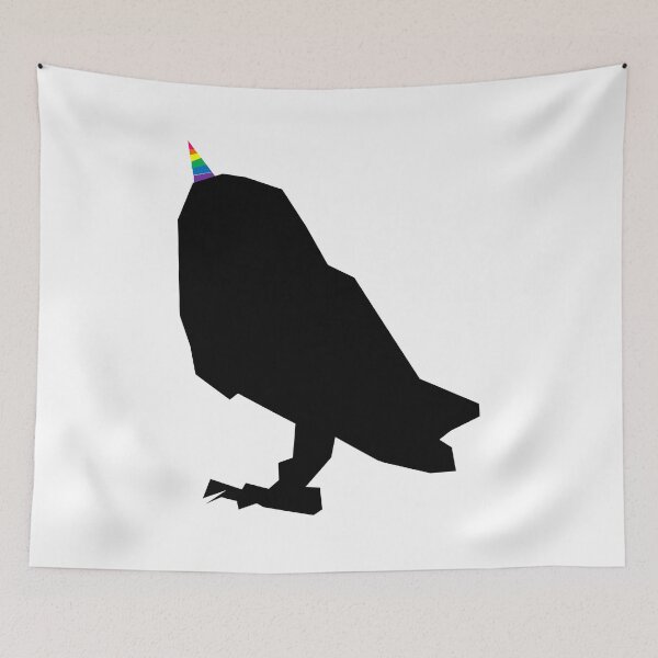 Item preview, Owl unicorn silhouette  designed and sold by RabbitEars0225.