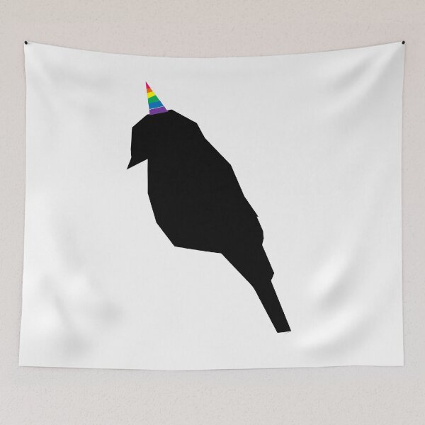Item preview, Bird unicorn silhouette  designed and sold by RabbitEars0225.
