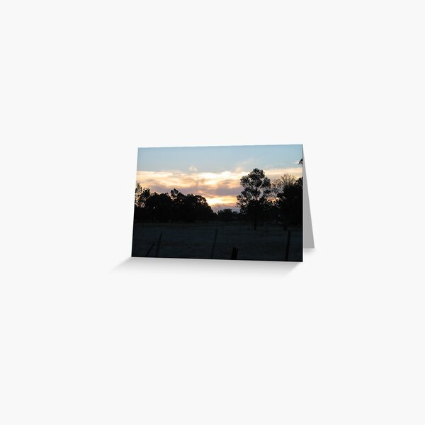Serpentine Sunset Greeting Card