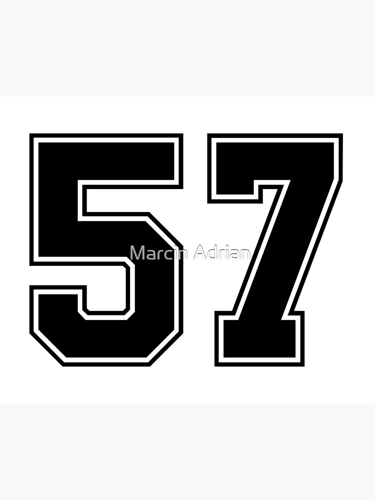 01 American Football Classic Vintage Sport Jersey Number in black number on  white background for american football, baseball or basketball Poster for  Sale by Marcin Adrian