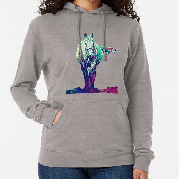 Child Kids Personalised Horse /& Rider Equestrian Love Heart Pony Riding Hoodie