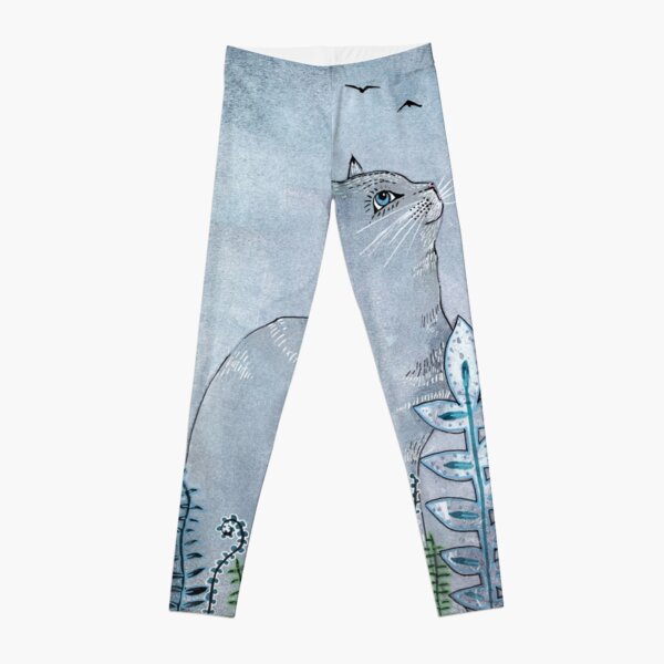 The Cat and the Moon Leggings