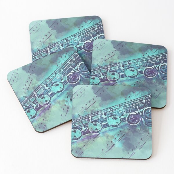 Item preview, Blue Flute Watercolor designed and sold by Delphimages Art.
