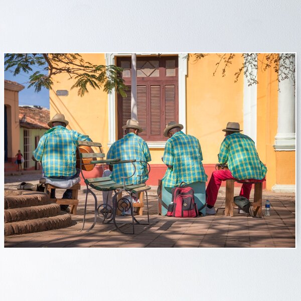 Item preview, Street musicians in Trinidad, Cuban music designed and sold by Delphimages Art.