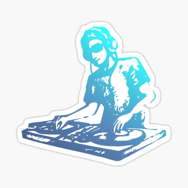 Item preview, DJ with turntables designed and sold by Denis Rösler.