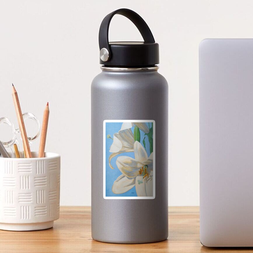 Lilies, Considered Sticker