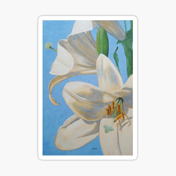 Lilies, Considered Sticker
