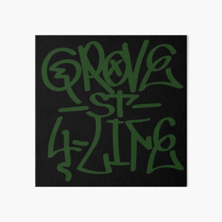 Gta Art Board Prints Redbubble - grove street gang tag roblox