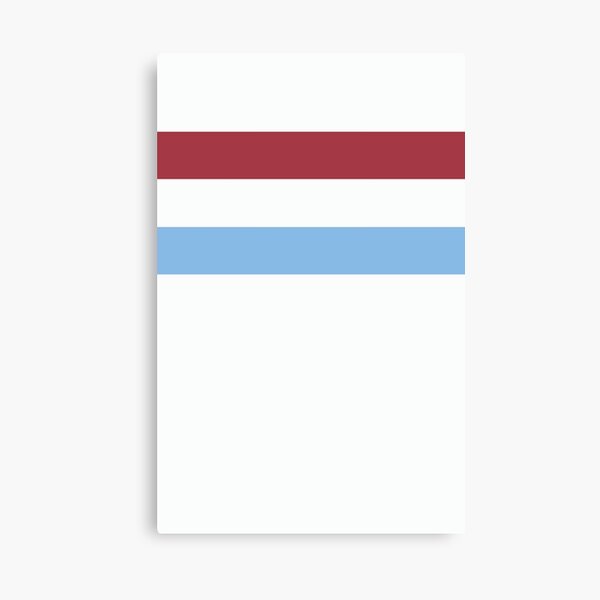 West Ham United Retro 1958 Away Jersey Design Canvas Print