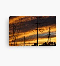 Fire Sky Canvas Print