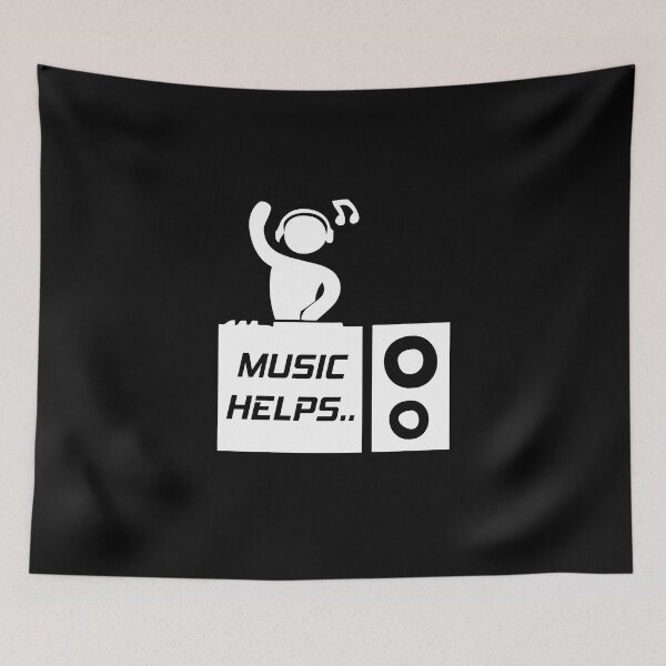 Item preview, Music helps DJ designed and sold by Denis Rösler.