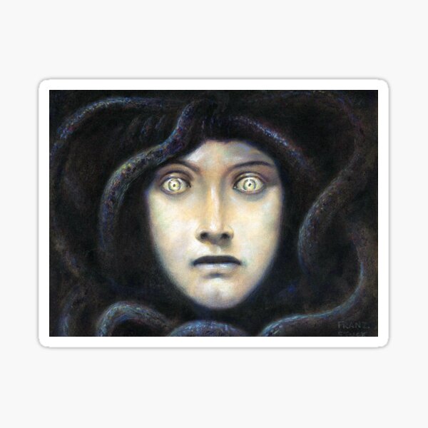 Medusa - Franz Von Stuck Sticker