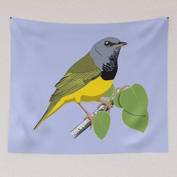 Item preview, Mourning Warbler designed and sold by BennuBirdy.