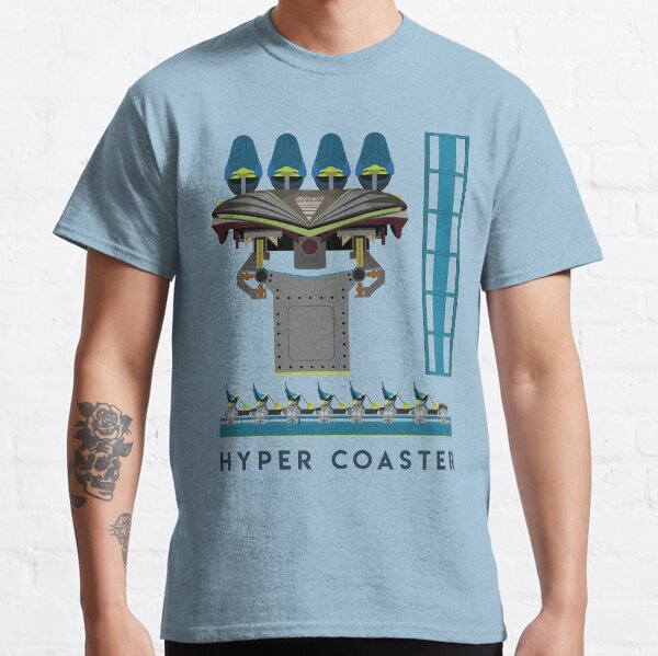Fury 326 Rollercoaster Design - B&M Hyper Coaster Classic T-Shirt