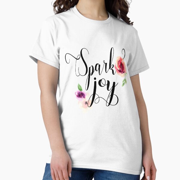 Item preview, Spark Joy - Pretty Watercolor Floral Print  designed and sold by jpjournals.